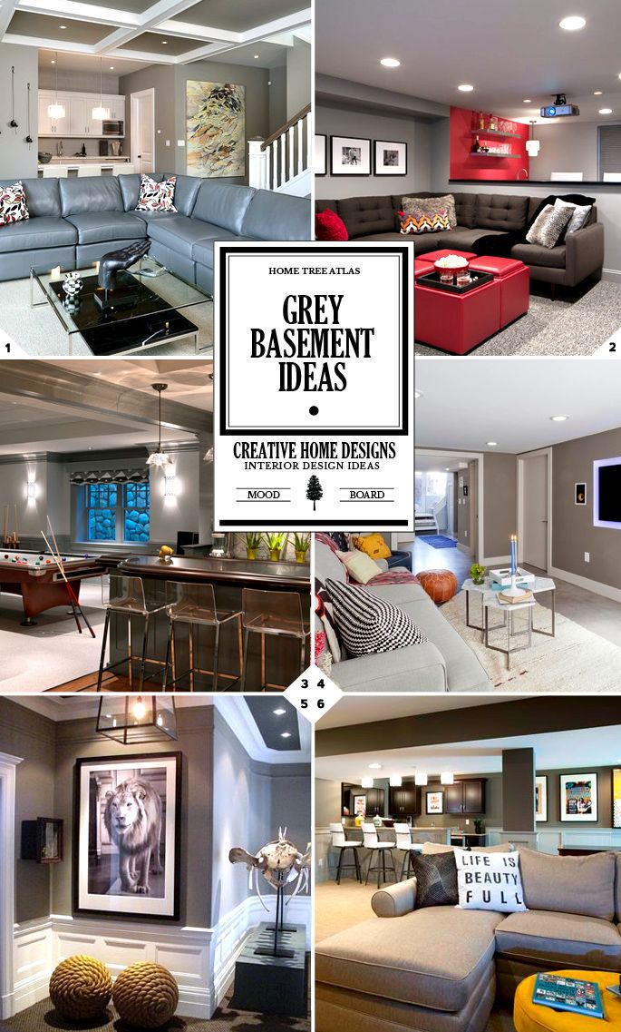 Color Guide Grey Basement Ideas Home Tree Atlas Gray Design Color Guide Grey Basement Ideas Home, Grey Basement Decorating Ideas