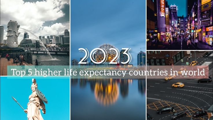 the top 5 highest life expectancy countries in the world, including new