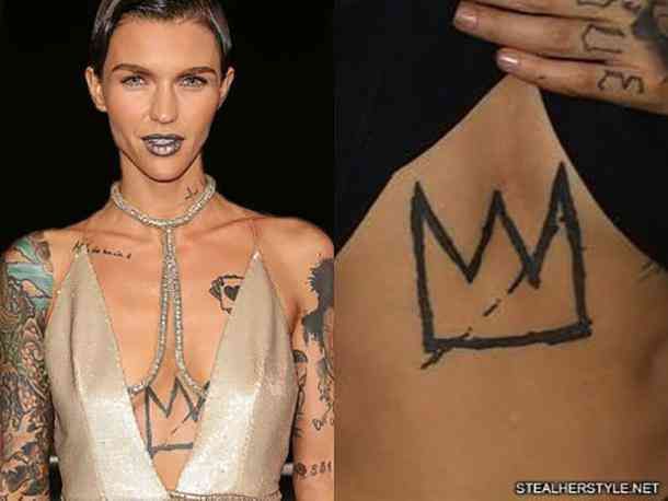The Complete Guide To Ruby Rose S 50 Tattoos Ruby Rose Tattoo Rose Tattoos Ruby Rose Style