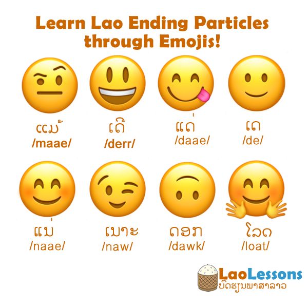 Learn Lao Ending Particles Language Lessons Diffe Words Laos Learn Lao Ending Particles Language