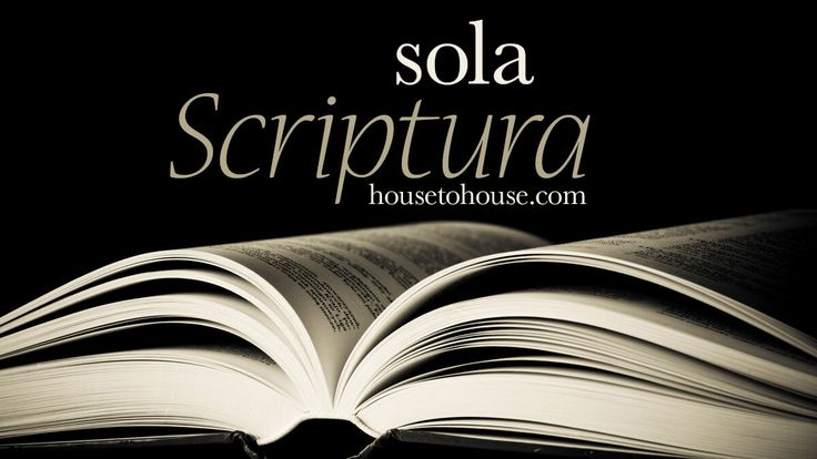 Image result for gambar sola scriptura