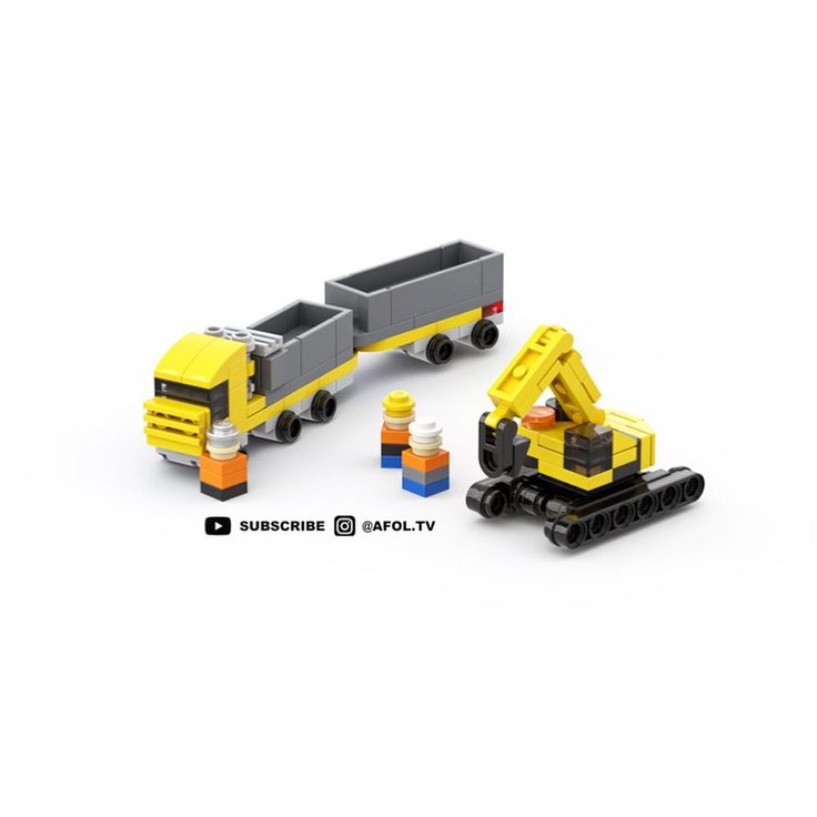 Lego mini online construction vehicles