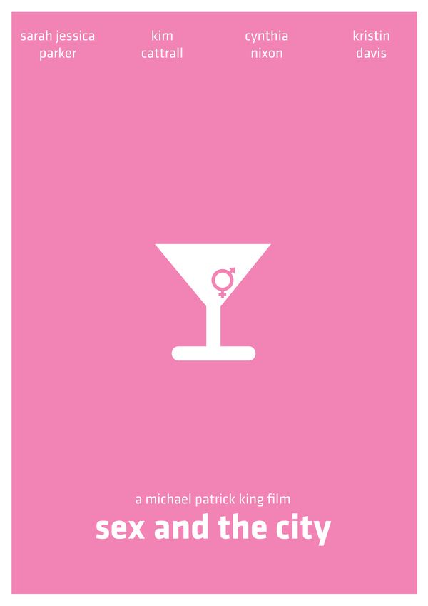 Minimal Movie Poster Movie Posters Minimalist Movie Posters Sex And The City