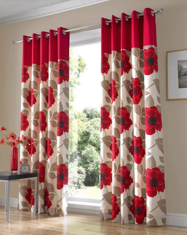Conoce como puedes tener las mejores cortinas en tu casa Cortinas de Flores | Visillos, Decoración de unas, Cortina