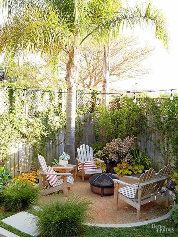 Fire Pit Lounge Area Backyard Ideas for Small Yards To DIY This - terrasse lounge mobeln einrichten Fire Pit Lounge Area Backyard Ideas for Small Yards To DIY This - terrasse lounge mobeln einrichten