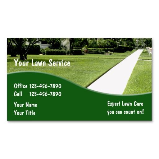 landscaping business card designs