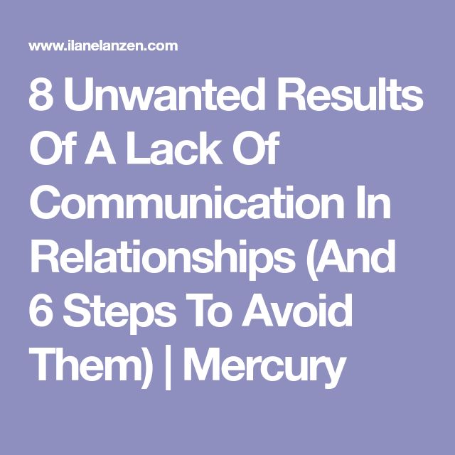 lack of communication