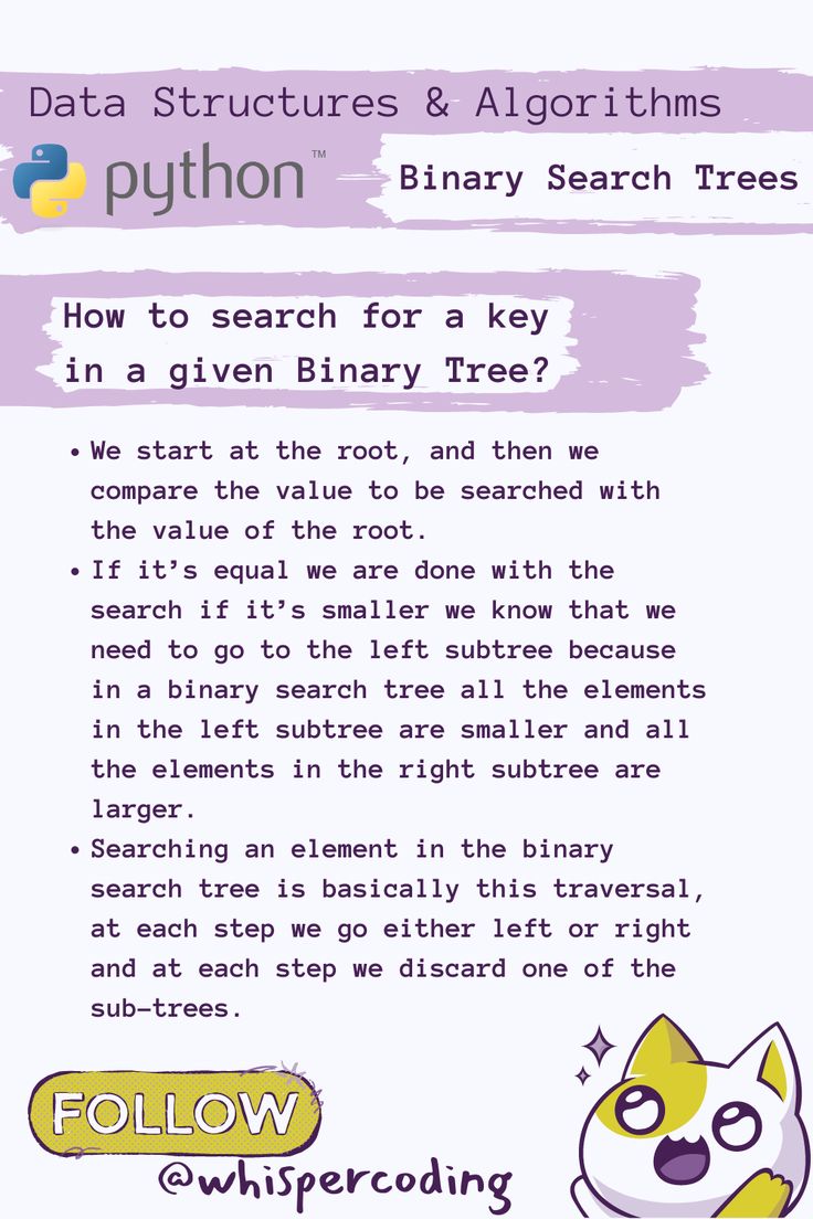 Coding For Beginners Python - Data Structures - Binary Search Trees