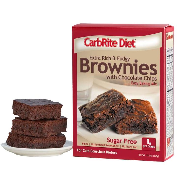 sugar free brownie mix and diet soda