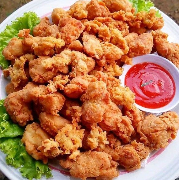 Chicken Popcorn Asam Manis Resep Masakan Masakan Resep