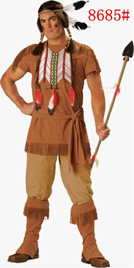 red indian mens western fancy dress cowboys indians adults male costume outfit halloween american native - Male Costumes Halloween red indian mens western fancy dress cowboys indians adults male costume outfit halloween american native - Male Costumes Halloween