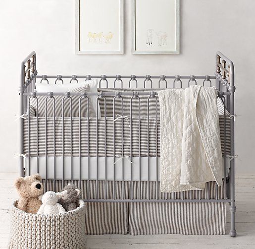 Garment Dyed Ticking Stripe Nursery Bedding Collection Restoration Garment Dyed Ticking Stripe Nursery Bedding Collection Restoration Hardware Ideas Pinterest Baby And