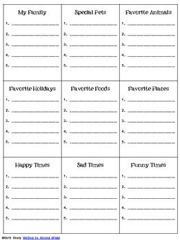 four square writing prompts four square writing prompts