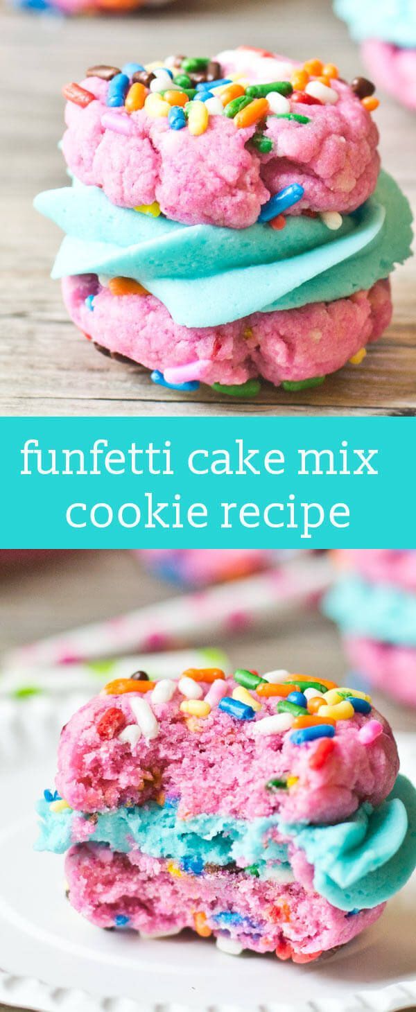funfetti cake mix sandwich