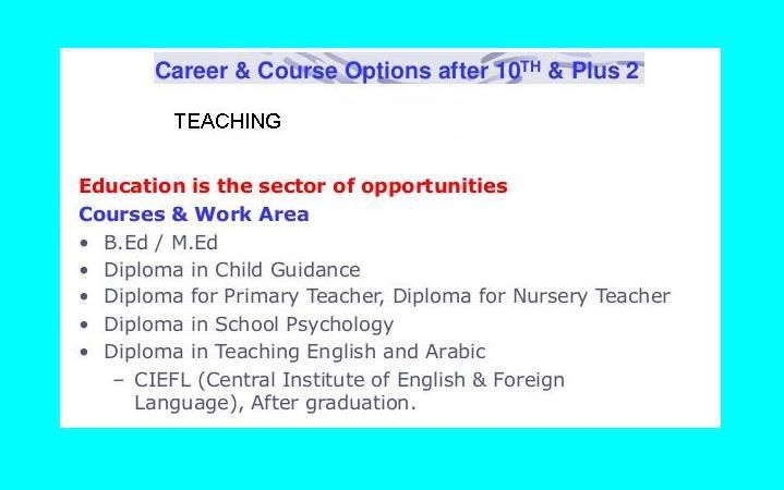 Best career options for me