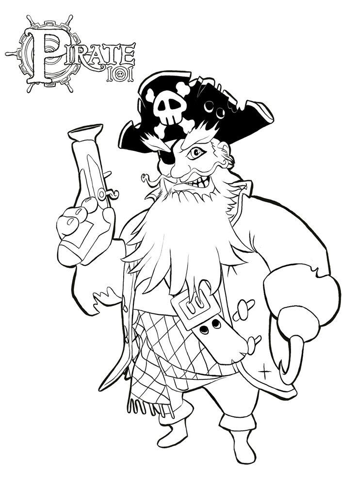 free pirate coloring pages with pirate coloring pages