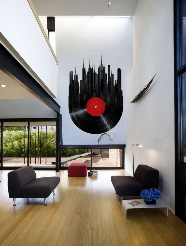 musically inspired wall decals