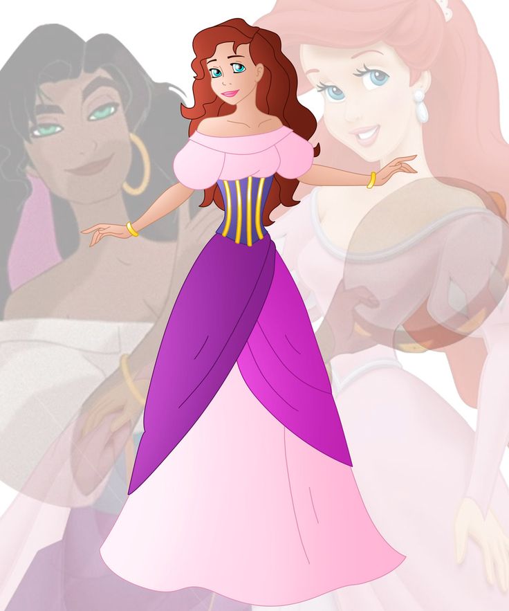 Disney Fusion Ariel And Esmeralda Disney Disney Crossovers Disney Disney Fusion Ariel And Esmeralda Disney Disney Crossovers Disney