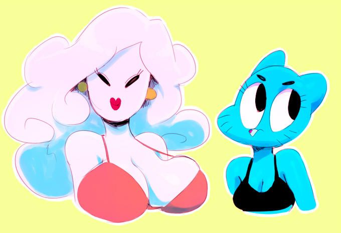 Yuki Yoshida And Nicole Watterson By Sunibee Personajes De