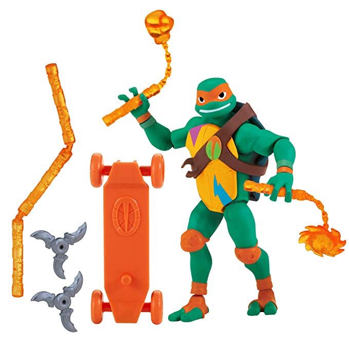 Mikey Action Figure-Rise of the Teenage Mutant Ninja Turtles Teenage Mutant Ninja Turtles