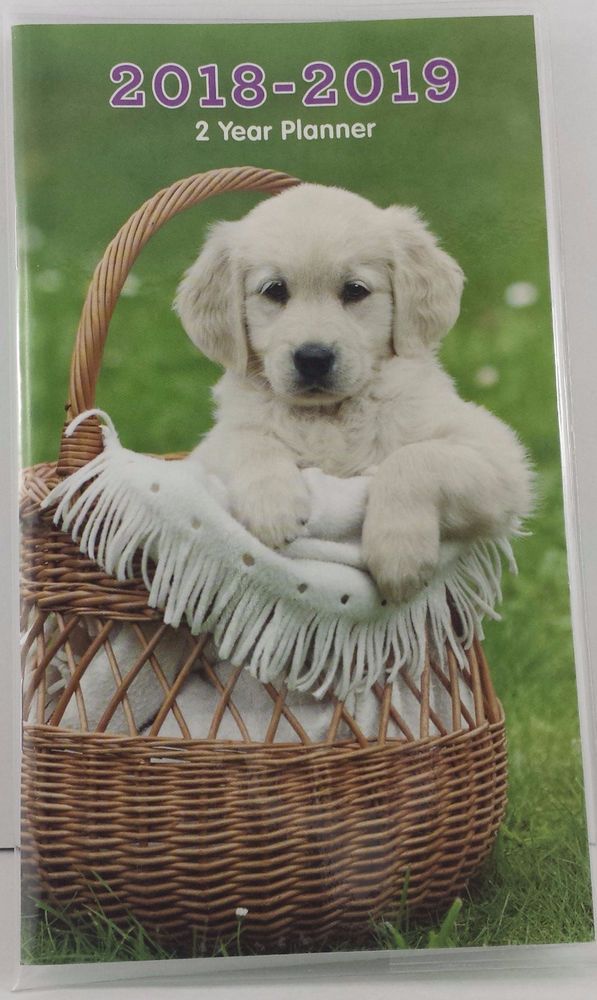 Puppy In A Basket Cute 2018 2019 Pocket Calendar 2 Year Planner Puppy In A Basket Cute 2018 2019 Pocket