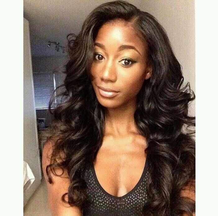 58 Best Hair Inspiration-weave Edition Images On Pinterest Body Wave by Luffy Brazilian virgin human hair Glueless Full Lace wigs/ Lace Front wigs natural hairline for black women - 58 Best Hair Inspiration-weave Edition Images On Pinterest