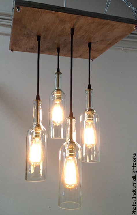 Best 25 Hanging Light Fixtures Ideas On Diy Pendant 5 Cool Ways To Recycle Empty Wine Bottles Bottle Lightingwine