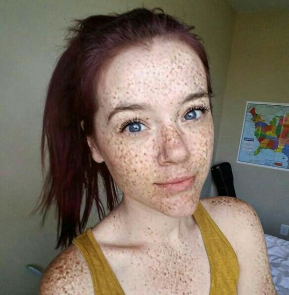 Domina muscle freckles snapchat