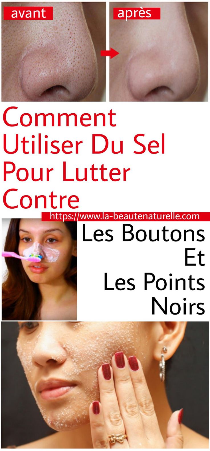 Comment utiliser du sel pour lutter contre les boutons et les points noirs
