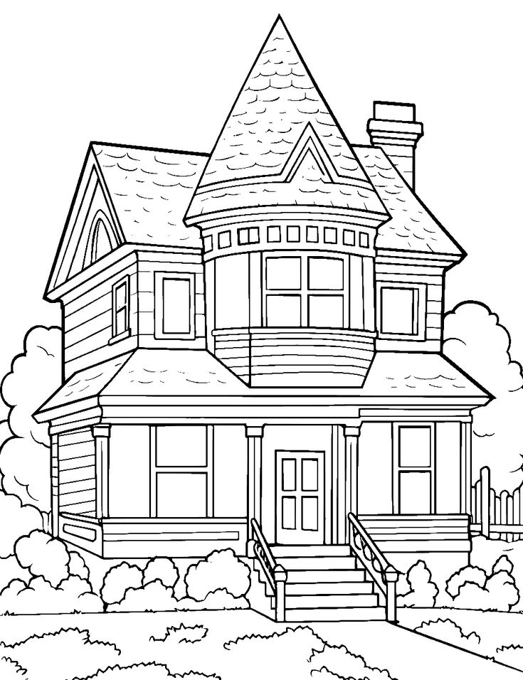 35 House Coloring Pages Free Printable Sheets House Colouring Pages 35-house-coloring-pages-free-printable-sheets-house-colouring-pages