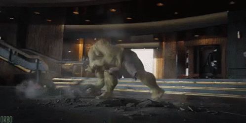 Angry Hulk GIF - Hulk Slam Loki - Discover & Share GIFs | Hulk esmaga