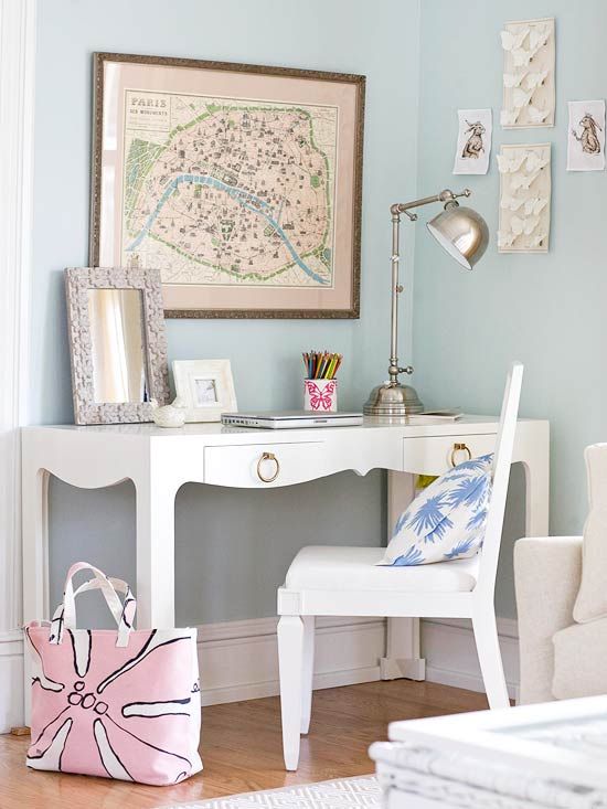 87 Best Office Desk Ideas Images On Pinterest Study Corner Living Room Decorating Ideas White Desksoffice