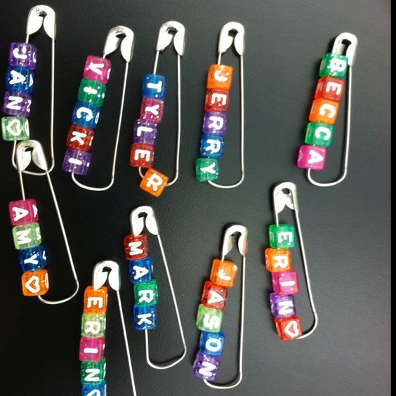 Use Word Beads To Make Name Tags You Wont Soon Loose Use Word Beads To Make Name Tags You Wont Soon Loose