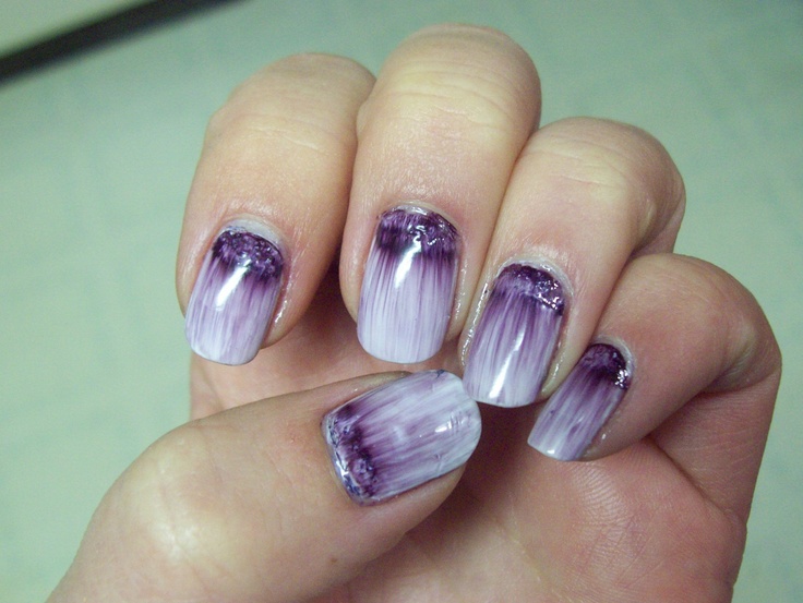 16 Best Nail Art Ideas Images On Pinterest Nail Design, Fingernail Sharpie magic for nails. Black sharpie then top coat changed color to purple and spread - 16 Best Nail Art Ideas Images On Pinterest Nail Design, Fingernail