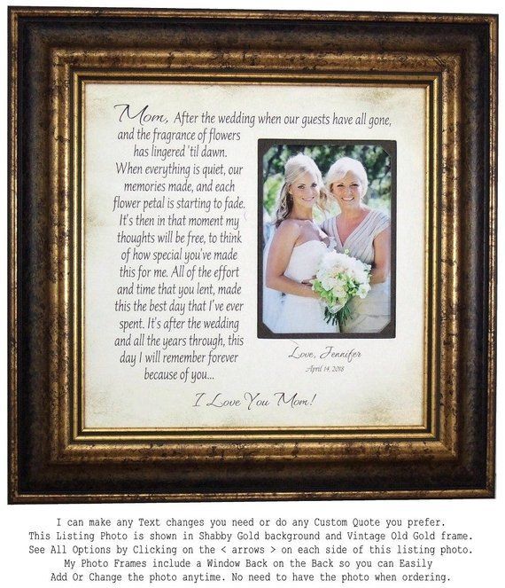 Personalized Photo Mat Thank you Gift for Mom Mom I Love You More Mother of the Bride Gift Personalized Wedding Gift Gift for Mom