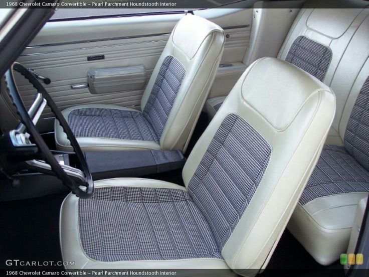 Maybe Blue And White Houndstooth Like In This 60s Camaro Car Seats - Early Bronco Seat Covers Houndstooth Maybe Blue And White Houndstooth Like In This 60s Camaro Car Seats - Early Bronco Seat Covers Houndstooth