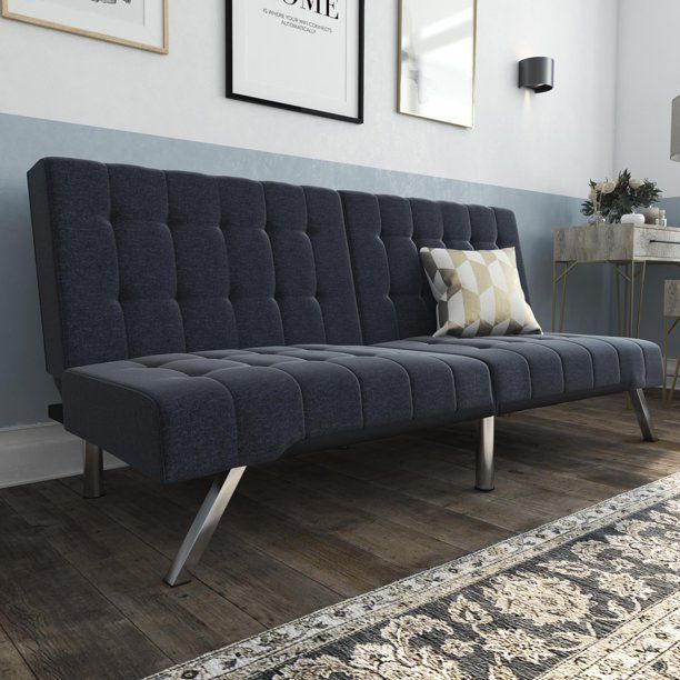 Enjoy Versatile Sitting And Sleeping Comfort With The Denver Futon Frame Beautiful Design Transforms Into A Stylish Mission S Futon Frame Futon Futon Mattress