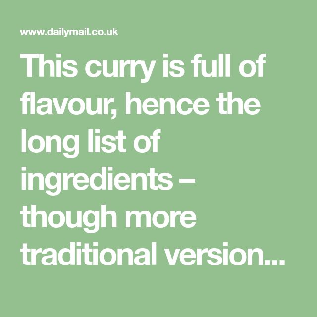Mary Berry Special Part II: Quick chicken curry