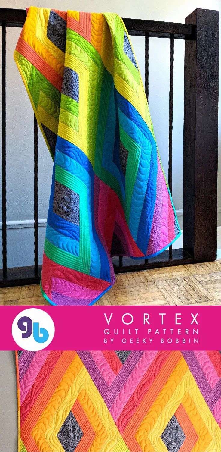 Pin On Modern Quilt Patterns By The Geeky Bobbin