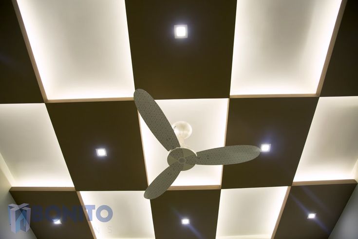 Living Checker Patterned False Ceiling Design Homify Asian Style Walls Floors Modern Living Checker Patterned False Ceiling, Asian Style Ceiling Fans With Lights