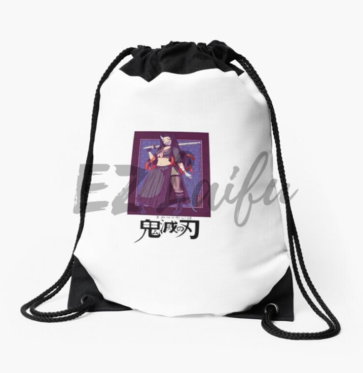 Demon Slayer - Drawstring Bag | Bags, Drawstring bag, Beetlejuice green
