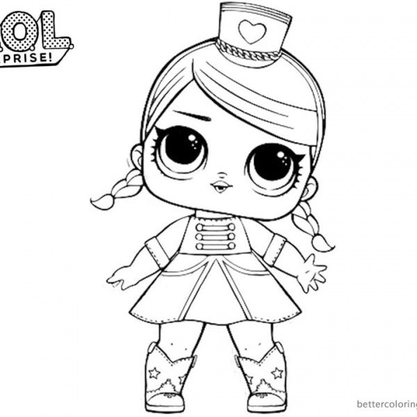 Mermaid LOL Surprise Doll Coloring Pages Merbaby (With images) | Cool coloring pages, Free ...