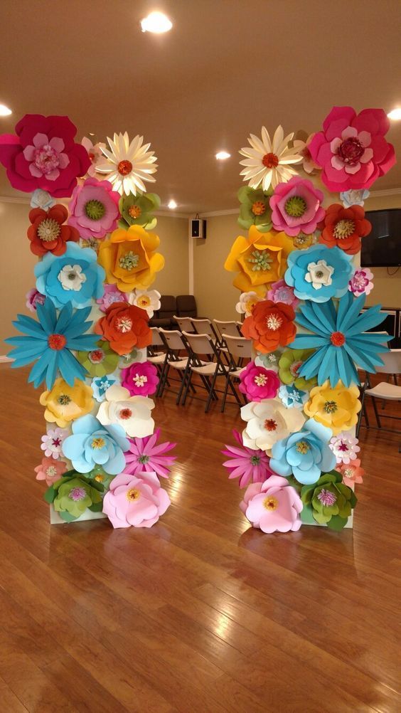 Paper Flower Wedding Decoration. Paper Flower Wedding Decoration.