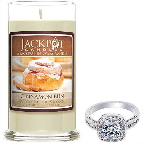 Scented Candle with Hidden Ring Inside (Surprise Jewelry Valued at 15