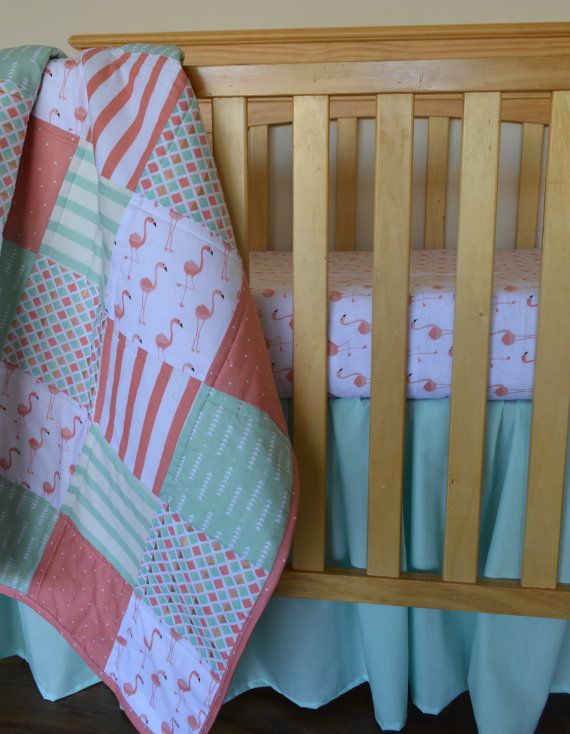 Best 25+ Baby Bedding Sets Ideas On Pinterest Nursey Cot Beds Coral, Pink and Mint Flamingo Crib Quilt/ Baby Bedding Set - Best 25+ Baby Bedding Sets Ideas On Pinterest Nursey Cot Beds