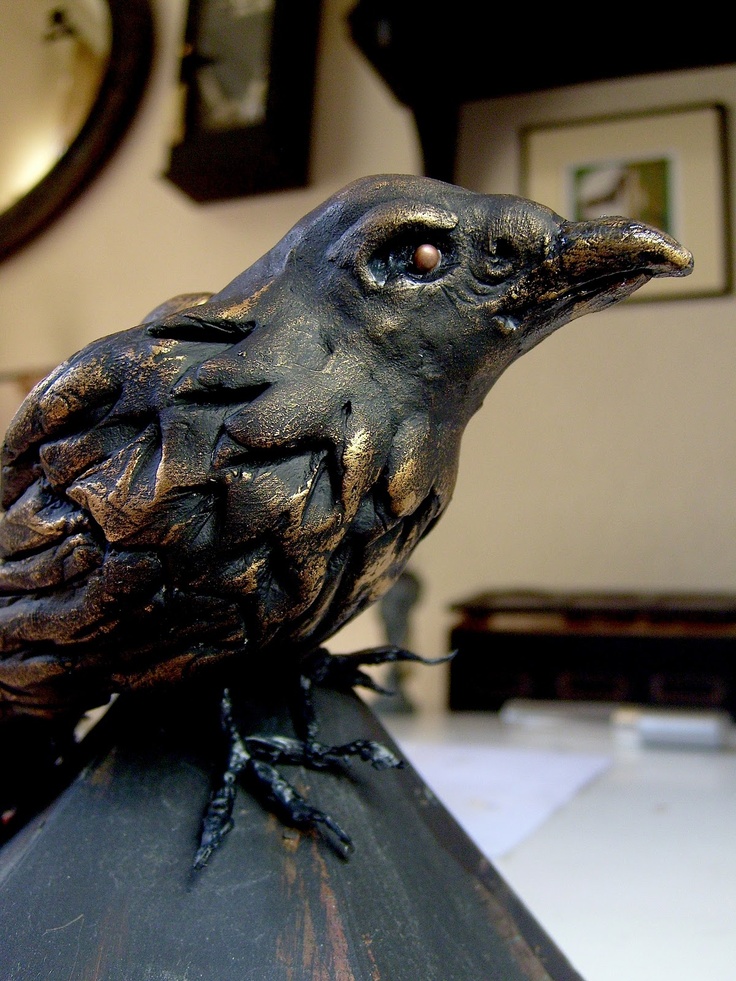 hitchcock crow halloweendecor