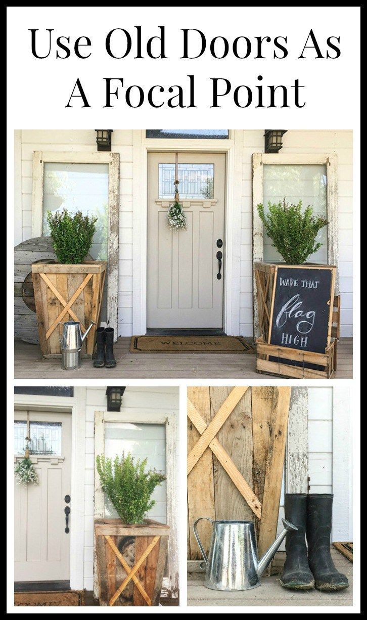 Use Old Doors As A Focal Point Hometalk: Spring Inspiration Pinterest Doors, Big and Create Use Old Doors As A Focal Point Hometalk: Spring Inspiration Pinterest Doors, Big and Create