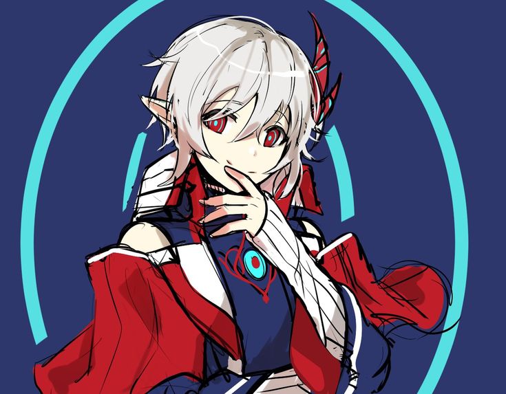 Anime boy demon king