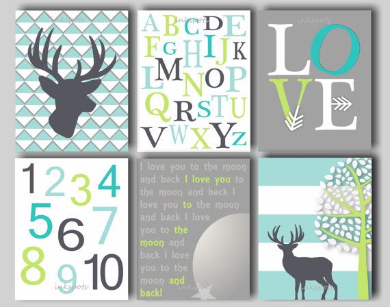 73 Best Buggy S Pad Images On Pinterest Baby Boy Nursery Art Deer Bedding Decor By Inkspotsgallery 60 00