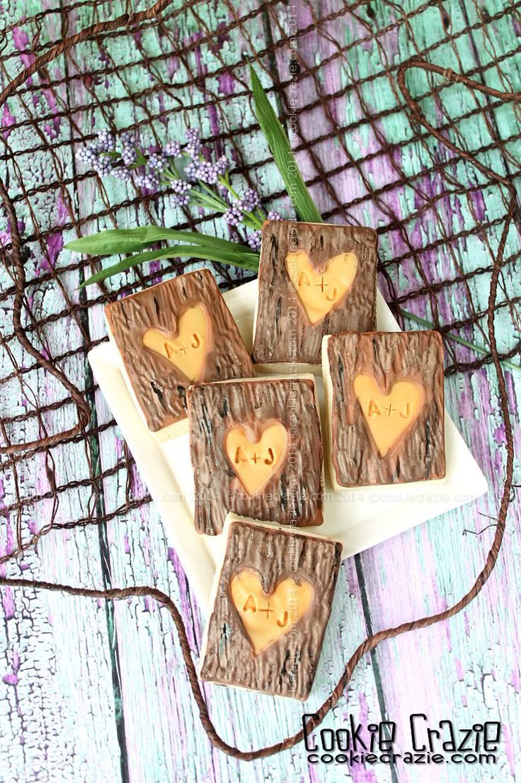 Carved Tree Trunk Cookies Tutorial Carved Tree Trunk Cookies Tutorial